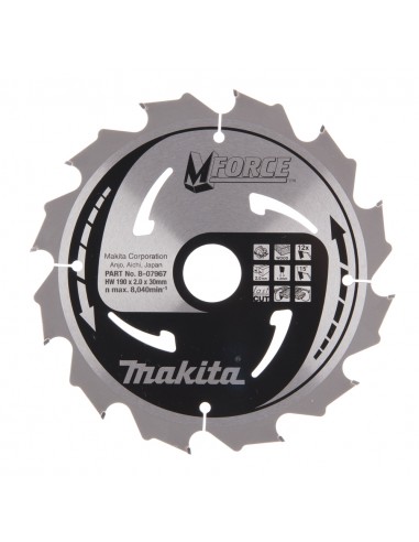 Pjovimo diskas MAKITA 190mm x 30mm