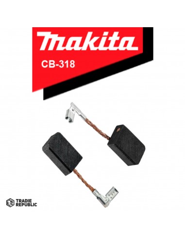 Angliniai šepetėliai Makita CB-318