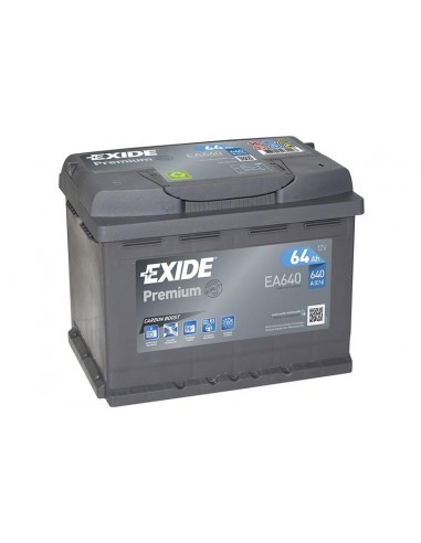 Exide Premium 64Ah 640A akumuliatorius